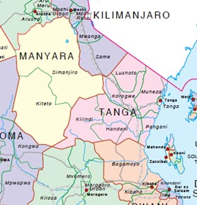 Mapa Manyara